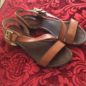 Brown sandals